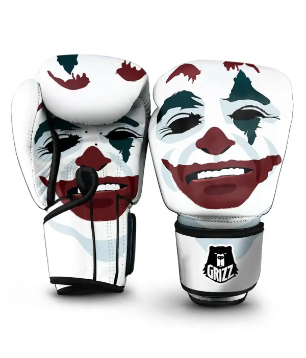 Joker Face Print Boxing Gloves